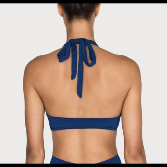 riot swim TOKA bikini top in BLACK - Picture 4 of 6